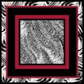 Snake and zebra pattern.Silk scarf design, fashion textile. Royalty Free Stock Photo