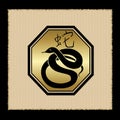 Snake zodiac icon