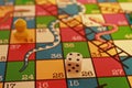 Snakes and Ladders board game Royalty Free Stock Photo