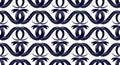 Snakes seamless background, vector dangerous venom serpents pattern.