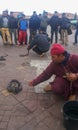 Snaks and serpents in Djemaa El Fna square