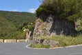 Mountain road in Tenerife Canary islands Royalty Free Stock Photo