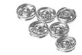 Snap Fasteners Macro Isolated Royalty Free Stock Photo