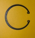 Snap ring inner DIN 472 on a yellow background