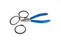 Snap-ring pliers Royalty Free Stock Photo