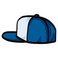 Snapback Trucker Hat Baseball Cap Illustration Vector Icon