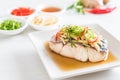 snapper fish steamed with soy sauce