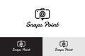 Snaps Point with camera Logo Illustration