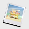 Snapshot of lifeguard stand Royalty Free Stock Photo