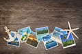 Snapshots of tropical islands Royalty Free Stock Photo