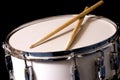 Snare Drum and Drum Sticks Royalty Free Stock Photo