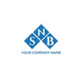 SNB letter logo design on WHITE background. SNB creative initials letter logo concept Royalty Free Stock Photo