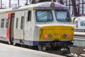 SNCB train in antwerp belgium Royalty Free Stock Photo