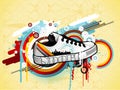 Sneaker illustration Royalty Free Stock Photo
