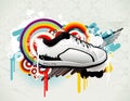 Sneaker illustration Royalty Free Stock Photo