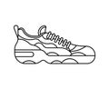 Sneaker isolated. Sneakers Sports shoes vector illustration