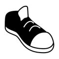 Sneaker sport black and white