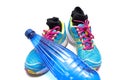 Sneakers and water bottle