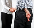 Sneaky Handshake Royalty Free Stock Photo