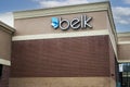 Belk retail store building sign Scenic Highway in Snellville Georgia