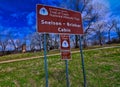 Snelson Brinker cabin trail of tears national historic trail missouri Royalty Free Stock Photo