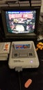 SNES SFC console monitor CRT cartridges blow me Japanese Japan games nintendo Collection