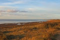 Snettisham Scalp - an autumn sunset Royalty Free Stock Photo