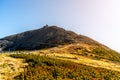 Snezka - the highest mountain of Czech Republic. Krkonose National Park, Giant Mountains