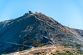 Snezka - the highest mountain of Czech Republic. Krkonose National Park, Giant Mountains