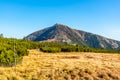 Snezka - the highest mountain of Czech Republic. Krkonose National Park, Giant Mountains