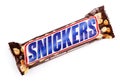 Snickers candy chocolate bar Royalty Free Stock Photo