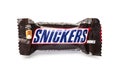 Snickers chocolate bar in the package