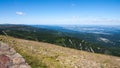 Sniezka Summit in Karkonosze Mountains Royalty Free Stock Photo