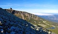 Sniezne jamy in Krkonose mountains Royalty Free Stock Photo