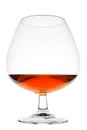 Snifter glass of brandy Royalty Free Stock Photo