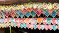 Gingerbread Heart and Smiley Face Souvenir on Display in Stall for Sale