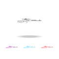 Sniper Rifle line icon. Elements of military in multi colored icons. Premium quality graphic design icon. Simple icon for websites