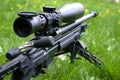 Sniper rifle Royalty Free Stock Photo