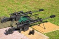 Sniper rifles caliber .50 BMG Royalty Free Stock Photo