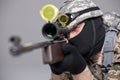 Sniper shooting Royalty Free Stock Photo
