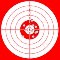 Sniper shooting target