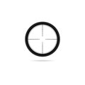 Sniper target crosshairs scope icon