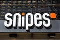Snipes store brand shop with logo retail in Stuttgart, Germany