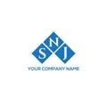SNJ letter logo design on WHITE background. SNJ creative initials letter logo concept. Royalty Free Stock Photo