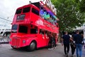 Food bus in Jubilee garden, London Royalty Free Stock Photo