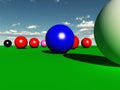 Snooker Balls Royalty Free Stock Photo