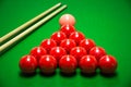 Snooker balls set Royalty Free Stock Photo