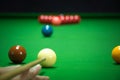Snooker balls set Royalty Free Stock Photo