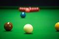 Snooker balls set Royalty Free Stock Photo