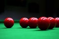 Snooker Billard Red Balls Royalty Free Stock Photo